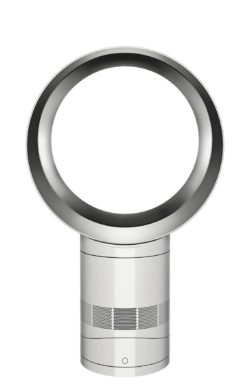 Dyson - AM06 White and Silver Desk - Fan - 12 Inch